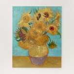 Vase with Twelve Sunflowers | Van Gogh | Jigsaw Puzzle<br><div class="desc">Vase with Twelve Sunflowers is a 1888 painting by Vincent van Gogh. This version resides in the Philadelphia Museum of Art,  Philadelphia,  United States.</div>
