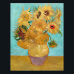 Vase with Twelve Sunflowers | Van Gogh | Photo Print<br><div class="desc">Vase with Twelve Sunflowers is a 1888 painting by Vincent van Gogh. This version resides in the Philadelphia Museum of Art,  Philadelphia,  United States.</div>