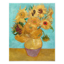 Vase with Twelve Sunflowers | Van Gogh |