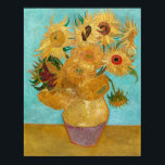 Vase with Twelve Sunflowers | Van Gogh | Poster<br><div class="desc">Vase with Twelve Sunflowers is a 1888 painting by Vincent van Gogh. This version resides in the Philadelphia Museum of Art,  Philadelphia,  United States.</div>