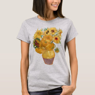 Vase with Twelve Sunflowers Van Gogh T-Shirt