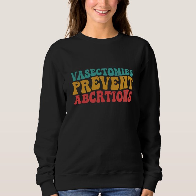 Vasectomies Hysterectomy Recovery Products Uterus Sweatshirt (Front)