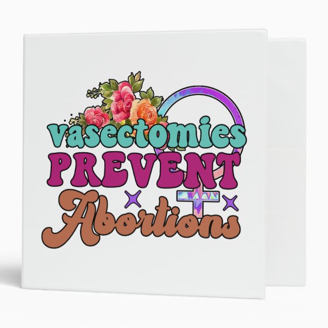 Vasectomies Prevent Abortions Binder (Front/Inside)