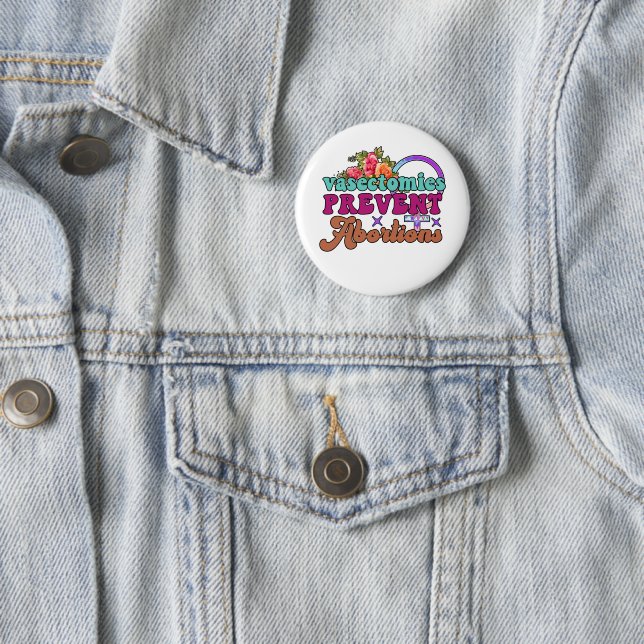 Vasectomies Prevent Abortions Button (In Situ)