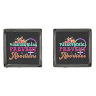 Vasectomies Prevent Abortions Cufflinks
