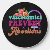 Vasectomies Prevent Abortions Wireless Charger (Front)