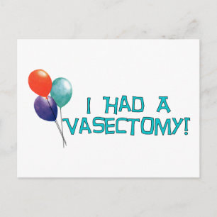Vasectomy Postcard