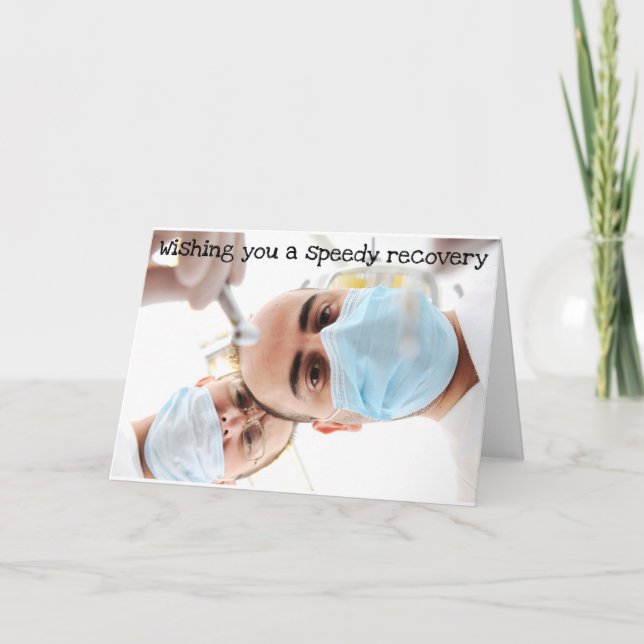 Vasectomy Speedy Recovery Card (Front)