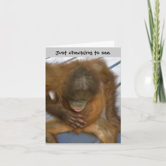 Vasectomy Surgery Humor Card (Front)