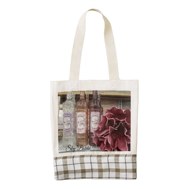 vases zazzle HEART tote bag (Front)