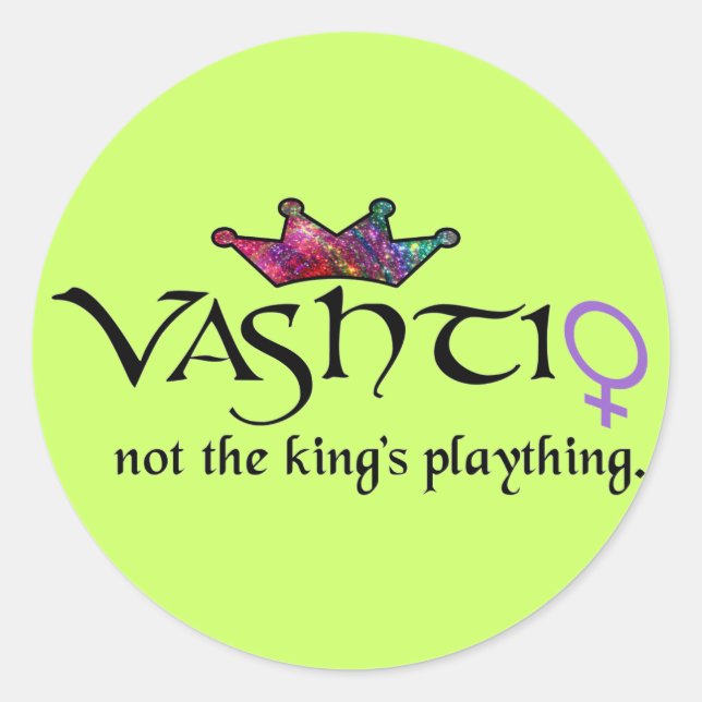 Vashti Stickers (Front)