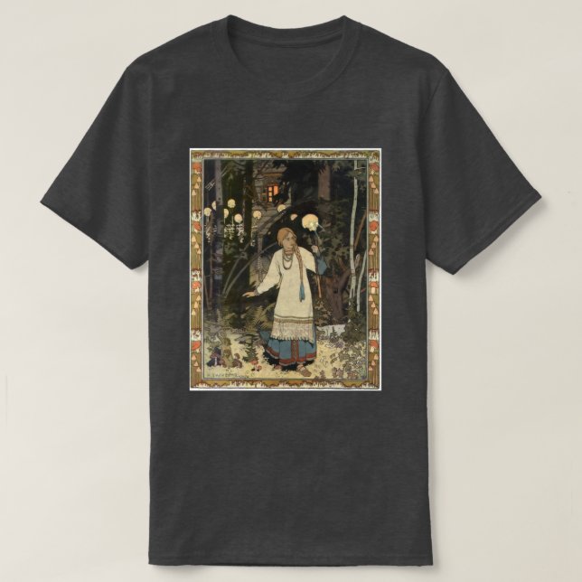 Vasilisa the Beautiful - Russian Fairytail - 1 T-Shirt (Design Front)