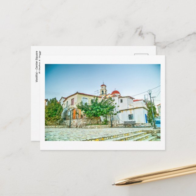 Vasilitsi - Center Square - Postcard (Front/Back In Situ)