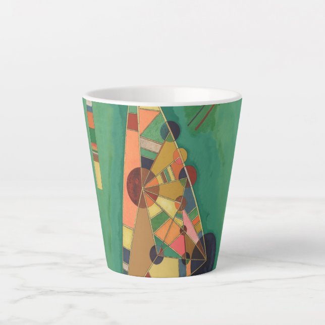 Vasily Kandinsky Bauhaus Dessau Latte Mug (Front)