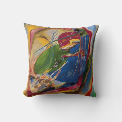 Vasily Kandinsky _ Picture With Three Spots Throw Pillow