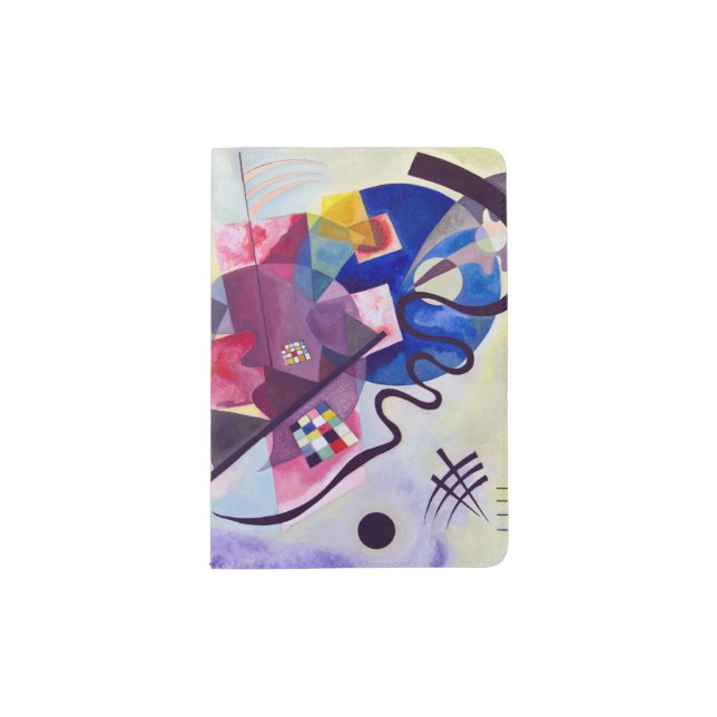 Vasily Kandinsky Yellow-Red-Blue Poster Passport Holder (Front)