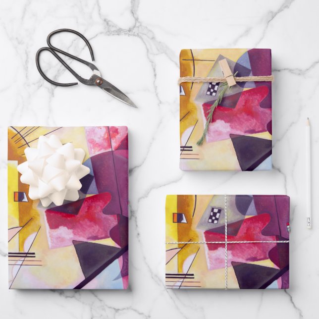 Vasily Kandinsky Yellow-Red-Blue Wrapping Paper Sheets (Front)