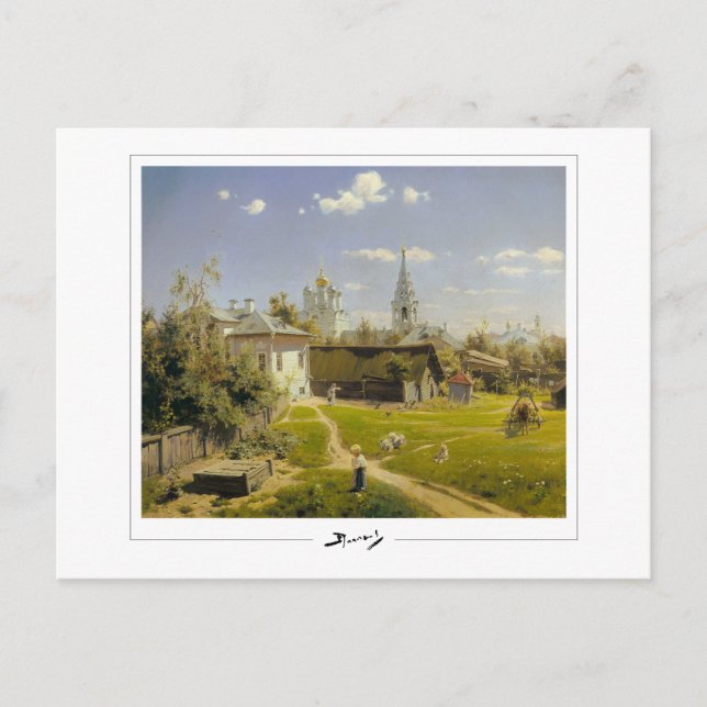 Vasily Polenov #4 - Fine Art Postcard (Front)