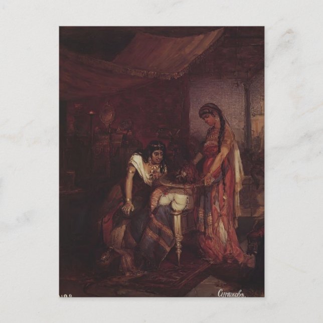 Vasily Surikov- Salome brings head of St John Postcard (Front)