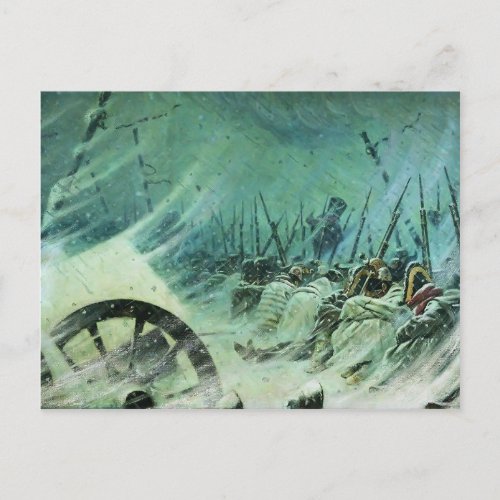 Vasily Vereshchagin_ Night Bivouac of Great Army Postcard