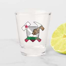 Vaso De Chupito Logo de Rock Hammer de California