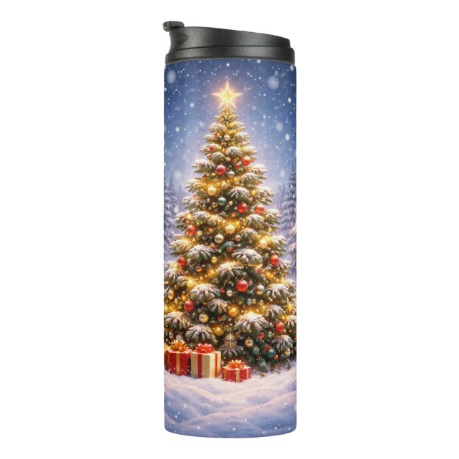 Vaso Térmico con Diseño de Árbol de Navidad Thermal Tumbler (Rotated Right)
