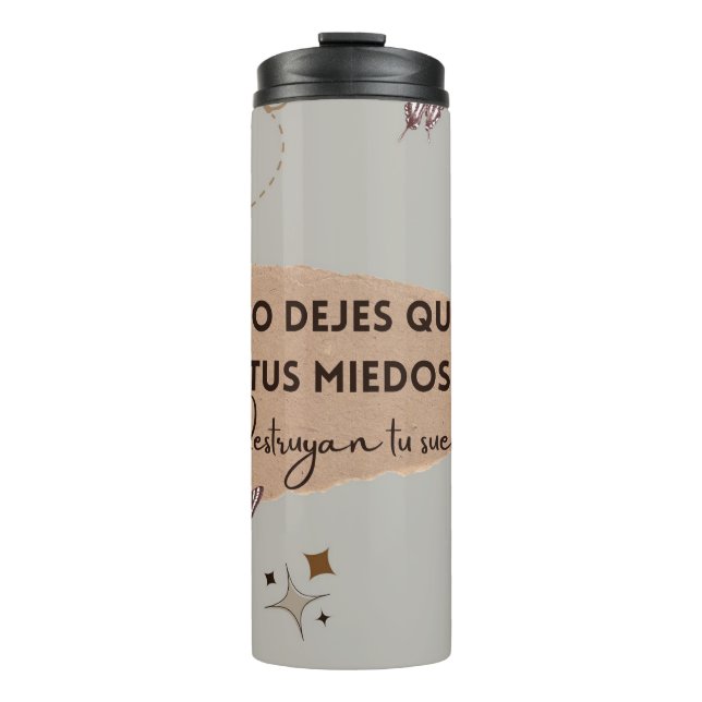 Vaso Térmico con Tapa Antiderrames | Bebidas Frías Thermal Tumbler (Front)