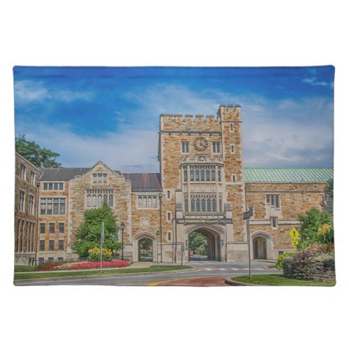 Vassar College Main Entrance in NY Cloth Placemat