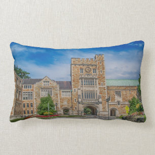 Vassar College Main Entrance in NY Lumbar Pillow