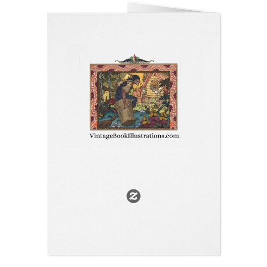 Vassilissa the Fair by Boris Zvorykin (Back)