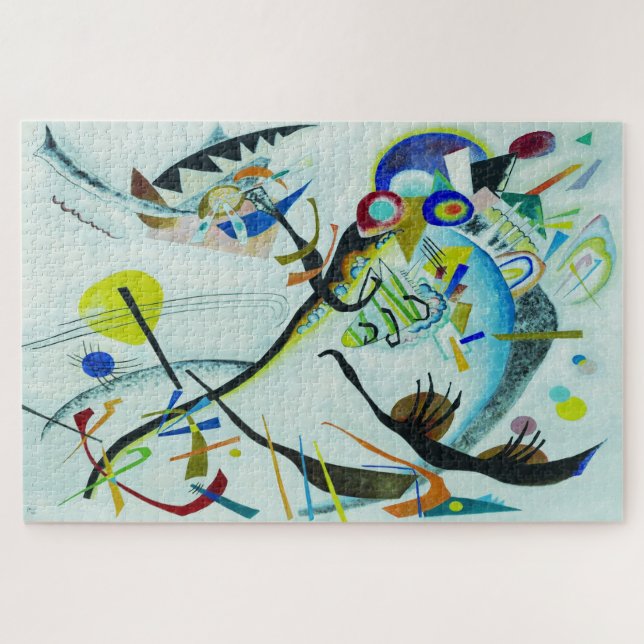 Vassily Kandinsky-1921-Segment blue Jigsaw Puzzle (Horizontal)