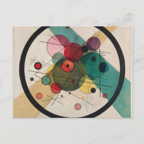 Vassily Kandinsky Circles in a Circle Postcard