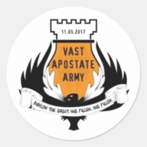 Vast Apostate Army Sticker