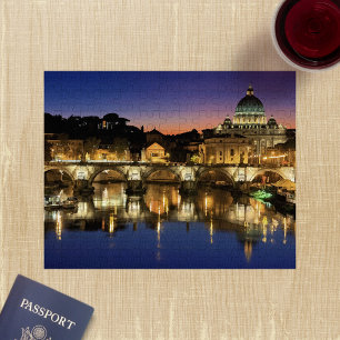Vatican Bridge St Peter's Cathedral Rome Italy Jigsaw Puzzle