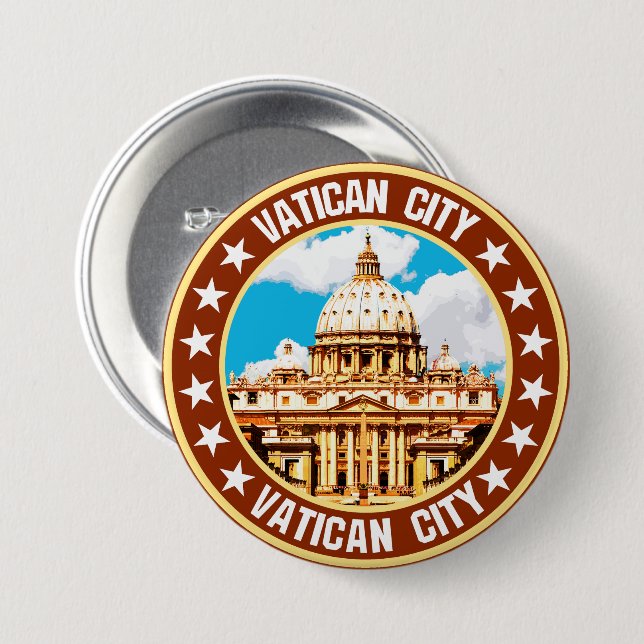 Vatican City                                       Button (Front & Back)