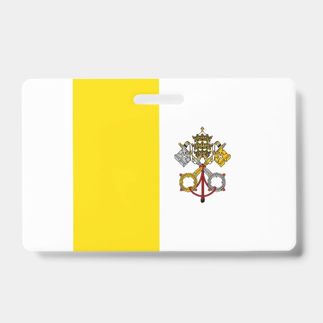 Vatican City Flag Badge (Front)