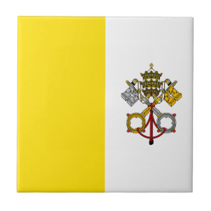 Vatican City Flag Ceramic Tile