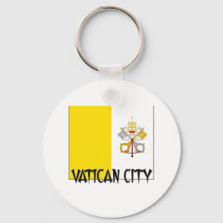 Vatican City Flag Keychain