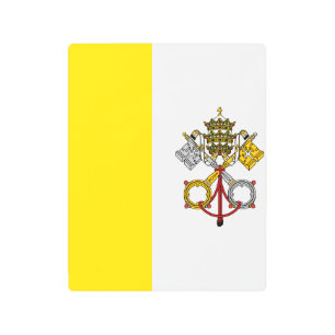 Vatican City Flag Metal Print