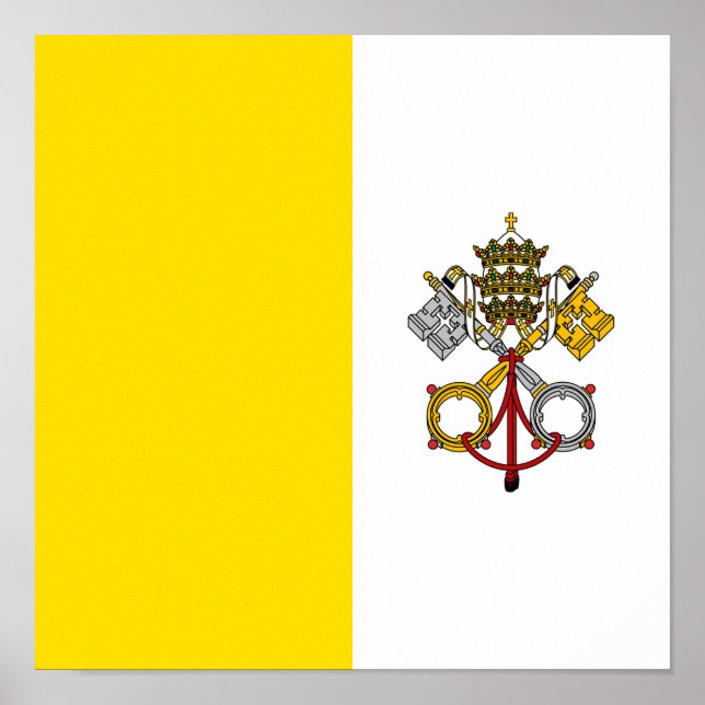 Vatican City Flag Poster (Front)