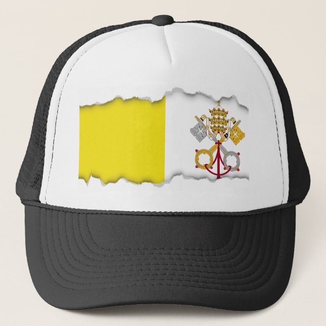 Vatican City flag Trucker Hat (Front)