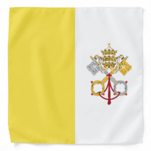 Vatican City Holy See Flag Emblem Bandana