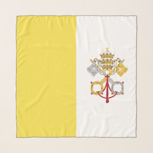 Vatican City Holy See Flag Emblem Scarf