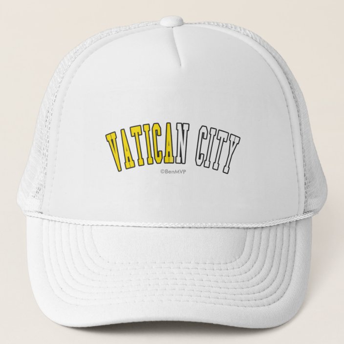 Vatican City in National Flag Colors Trucker Hat