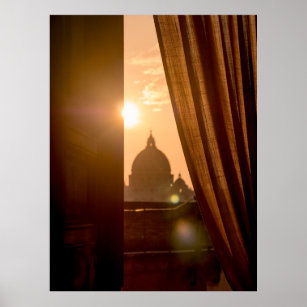 Vatican City in Sunset Poster