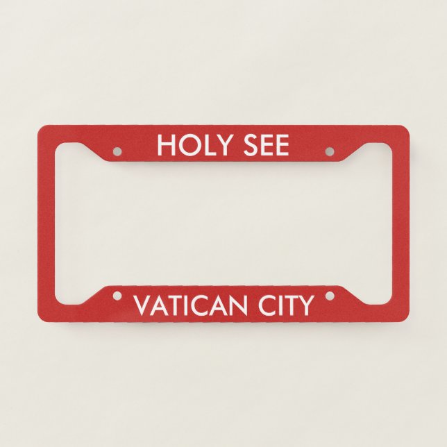 Vatican City License Plate Frame (Front)