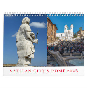Vatican City & Rome 2026 calendar
