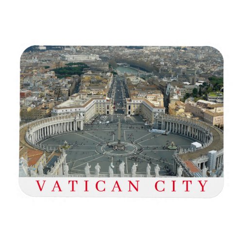 Vatican City St Peter Square view fridge magnet