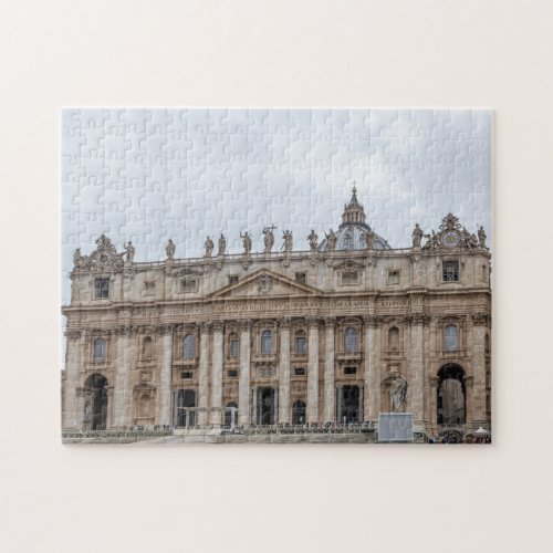 Vatican City StPeters Basilica view puzzle