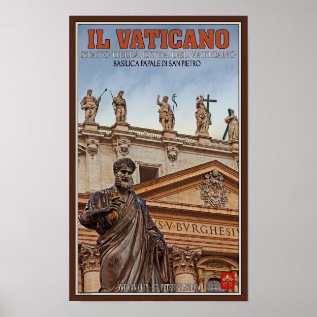 Vatican City Statues Poster (Front)